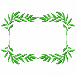 Laurels Embroidery Design 9 Laurels Embroidery Design 9